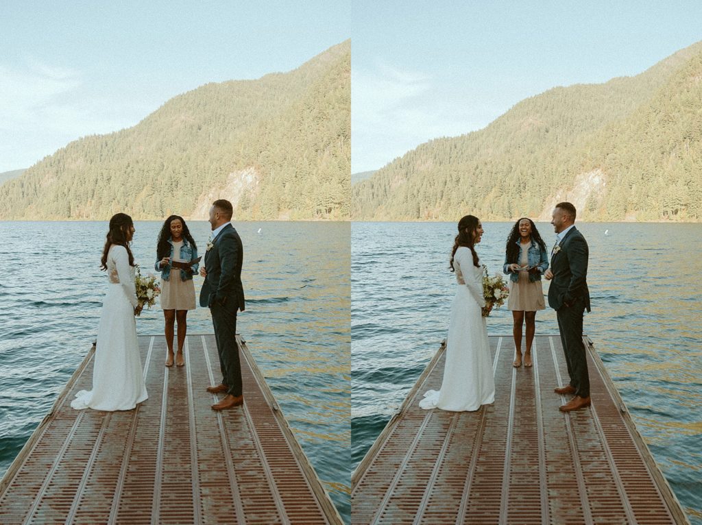lakeside wedding