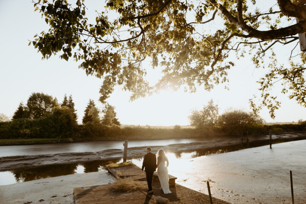 Water view from Bow Washington Airbnb wedding venue