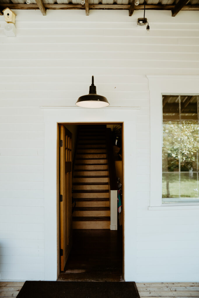 farmhouse door on airbnb