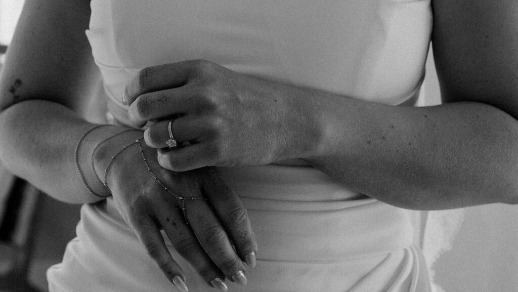 close up detail shot of rings